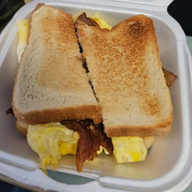Bacon Egg and Cheese Sandwich.