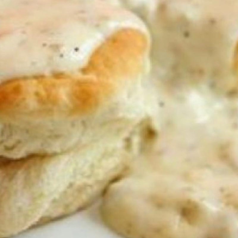 1/2 Biscuit & Gravy.