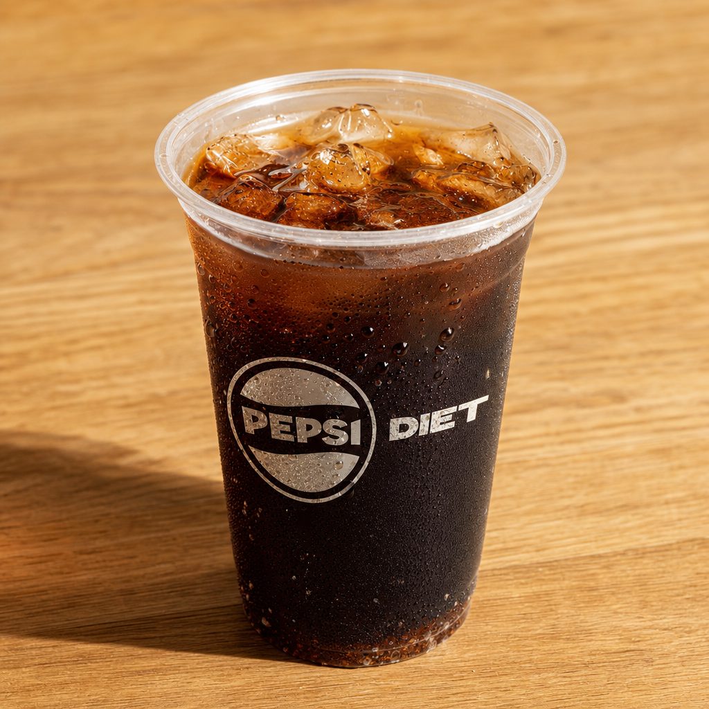 Diet Pepsi Cola.