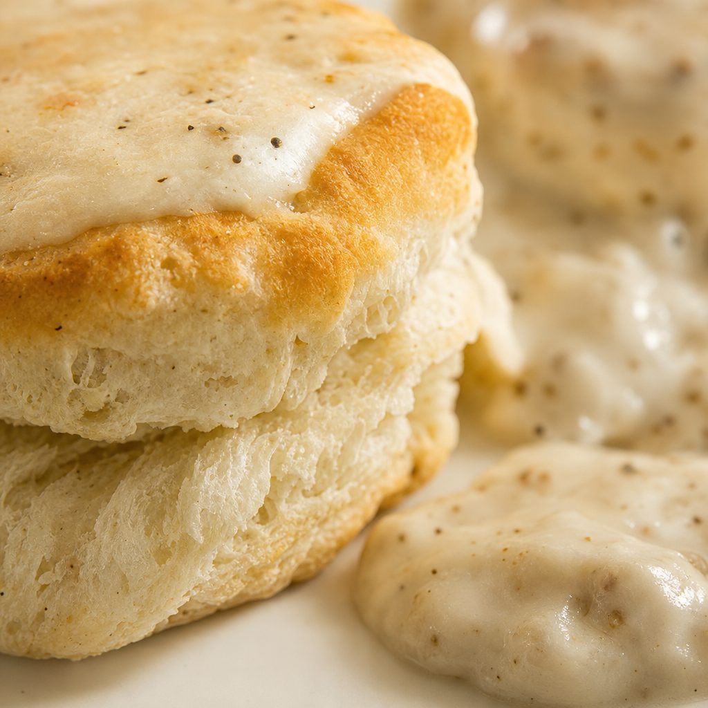 1/2 Biscuit & Gravy.